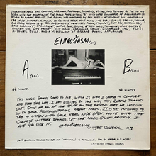 Load image into Gallery viewer, Joe Ruddick – Enthusiasm (LP)