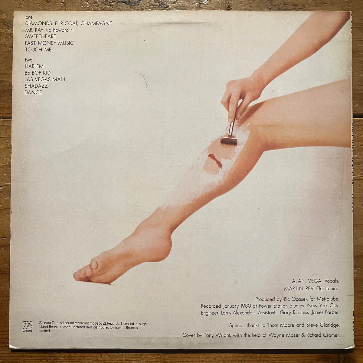 Suicide ‎– Suicide: Alan Vega · Martin Rev (LP) – pianola