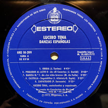 画像をギャラリービューアに読み込む, Lucero Tena / Orquesta De Conciertos De Madrid , Director José Mª Franco Gil – Danzas Españolas (LP)