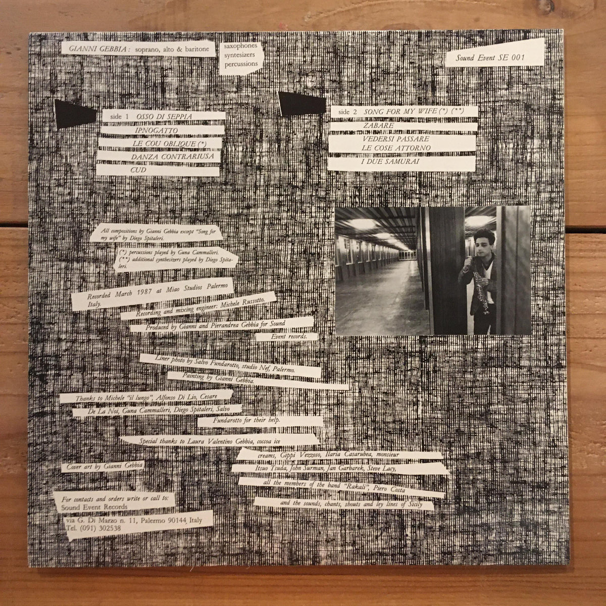 Gianni Gebbia ‎– Gianni Gebbia – pianola records