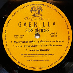 Gabriela – Altas Planicies (LP)