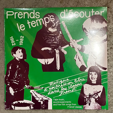 Various – Prends Le Temps D'écouter (LP)