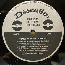 画像をギャラリービューアに読み込む, Organo Hermanos Ajo – Baile Al Estilo Oriental (LP)