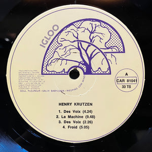 Henry Krutzen - Silances (LP)