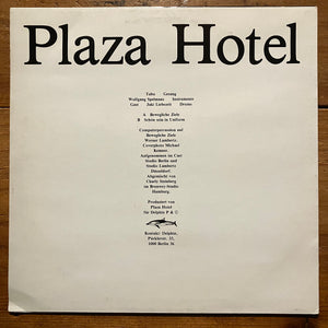 Plaza Hotel – Bewegliche Ziele (12 inch)
