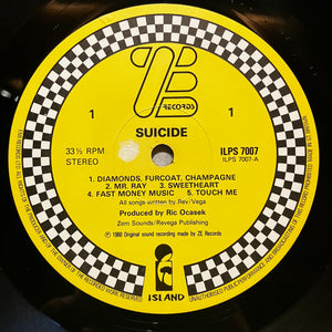 Suicide ‎– Suicide: Alan Vega · Martin Rev (LP)