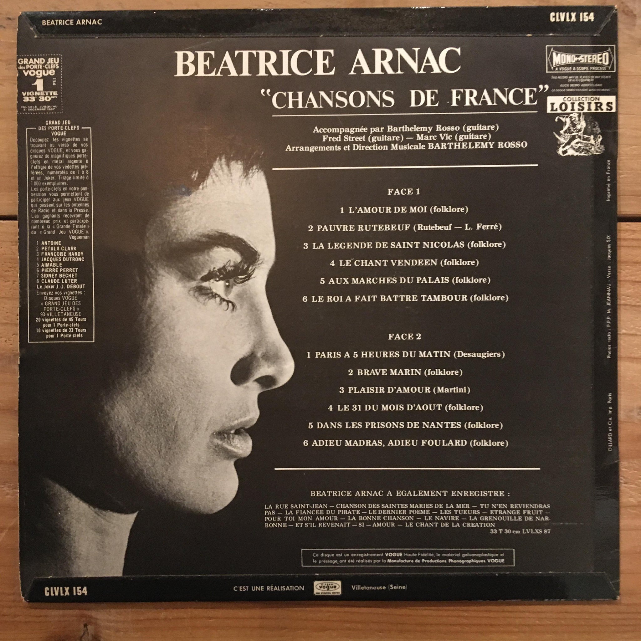 Beatrice Arnac Chansons De France