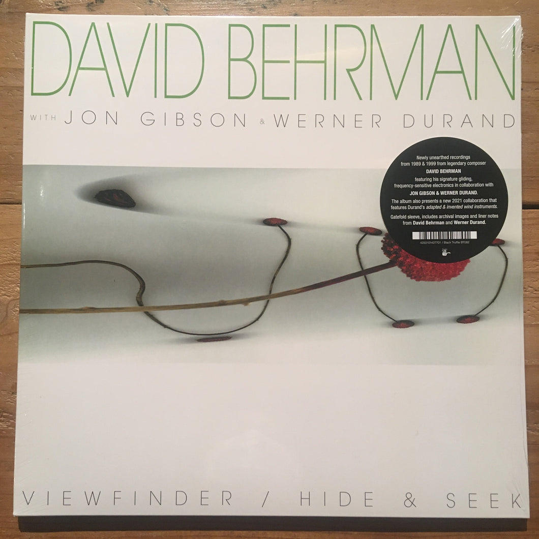 David Behrman with Jon Gibson & Werner Durand - Viewfinder / Hide & Seek(LP)