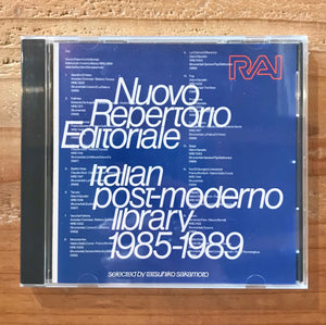 tatsuhiko sakamoto - RAI Nuovo Repertorio Editoriale Italian post-moderno library 1985-1989　(CD)